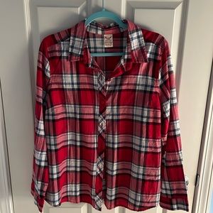 Red plaid, Old Navy slightly used.